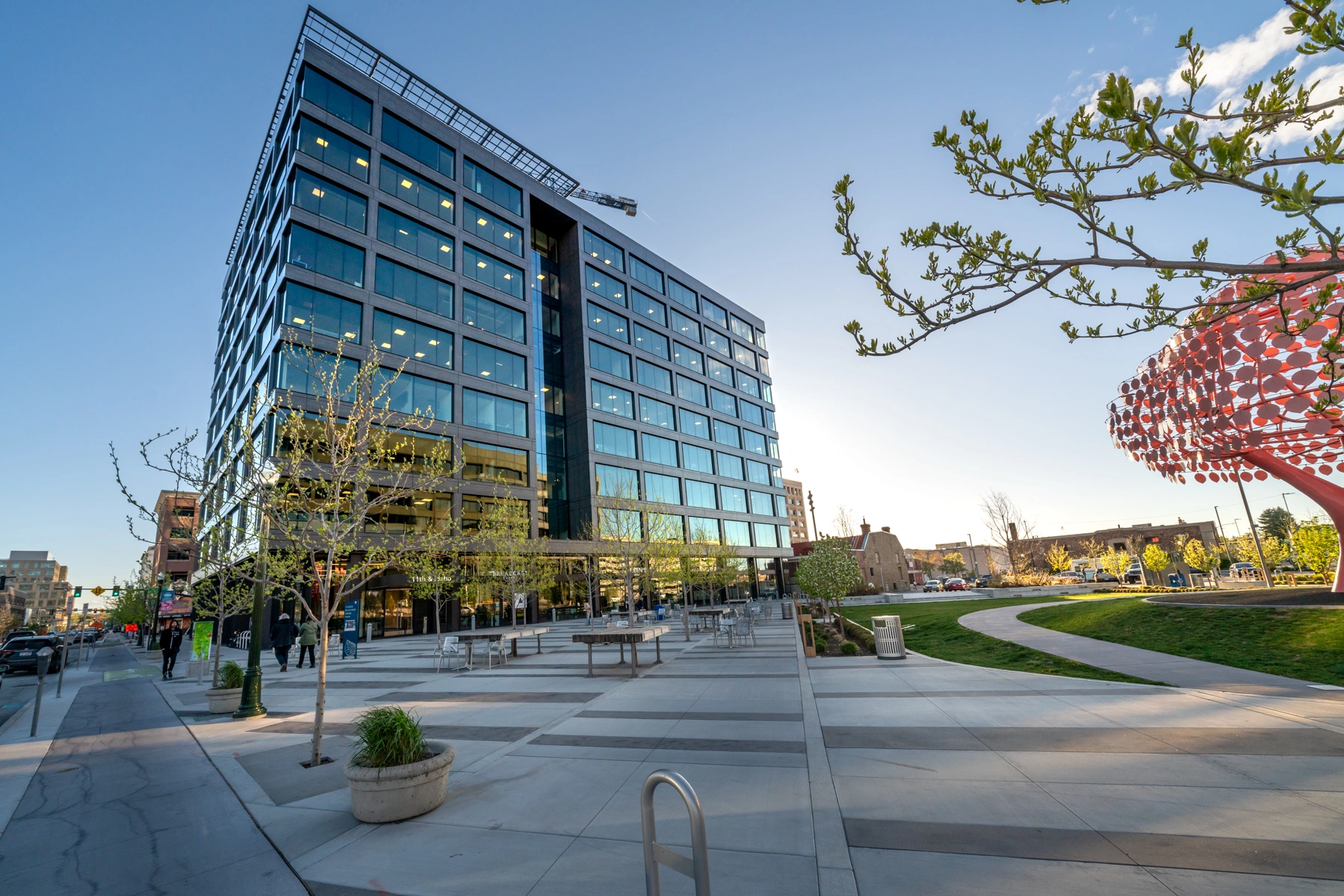 The downtown Boise, Idaho, law firm office of Kirton McConkie.