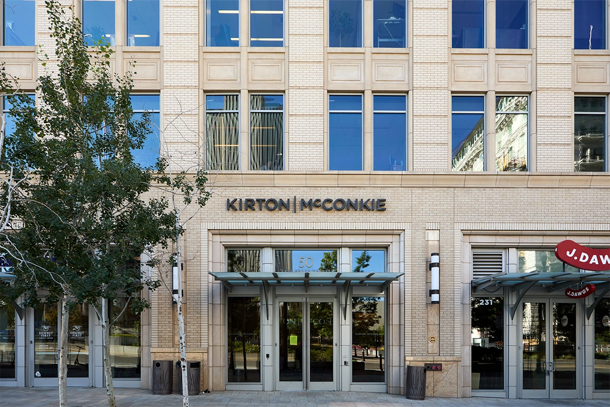 Headquarters of Kirton McConkie law firm in Salt Lake City
