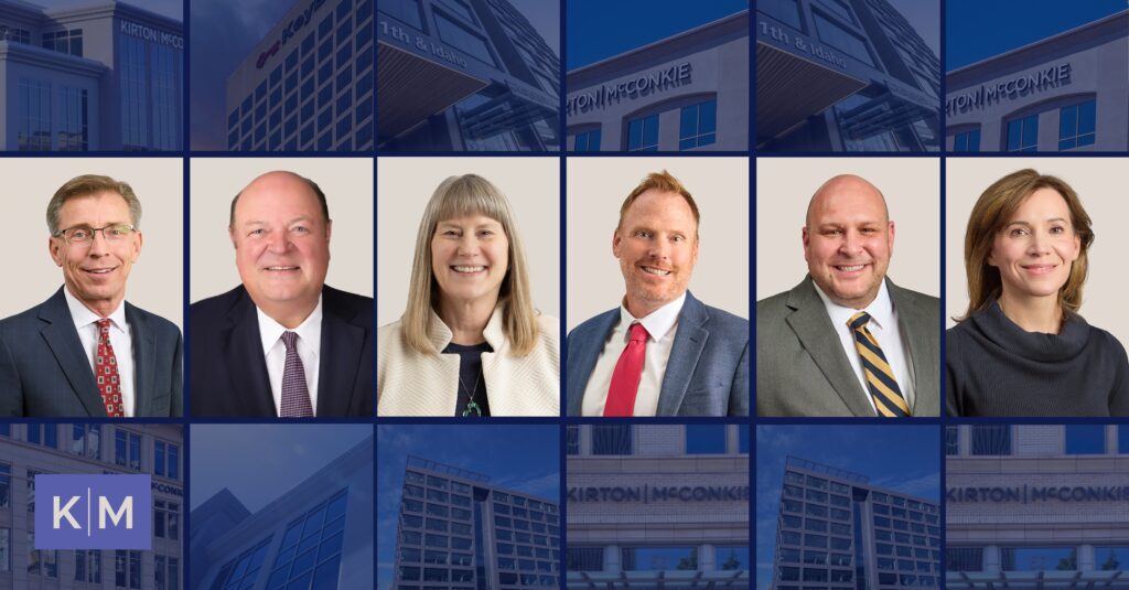 Cover image of Kirton McConkie attorneys and office buildings for the Kirton McConkie 2026 Chambers USA Guide Recognition Article